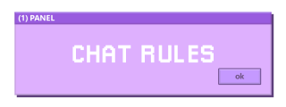 Chat-Rules Panel from Cute Retro Windows Panels Theme.